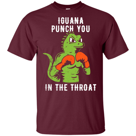 T-Shirts Maroon / YXS Iguana Punch You Youth T-Shirt