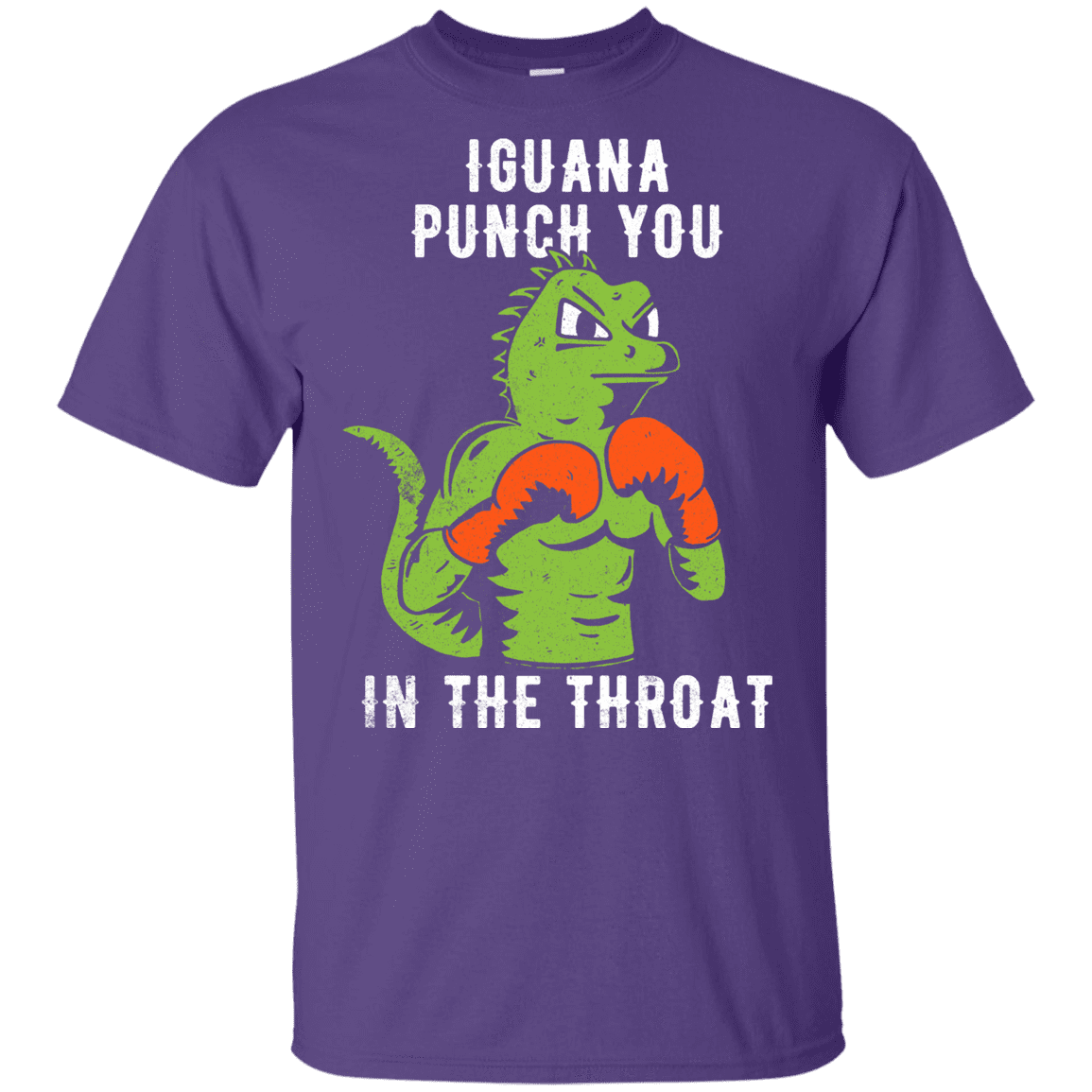 T-Shirts Purple / YXS Iguana Punch You Youth T-Shirt