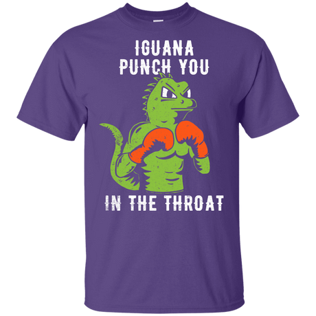 T-Shirts Purple / YXS Iguana Punch You Youth T-Shirt