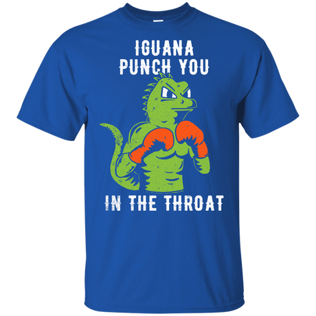 T-Shirts Royal / YXS Iguana Punch You Youth T-Shirt