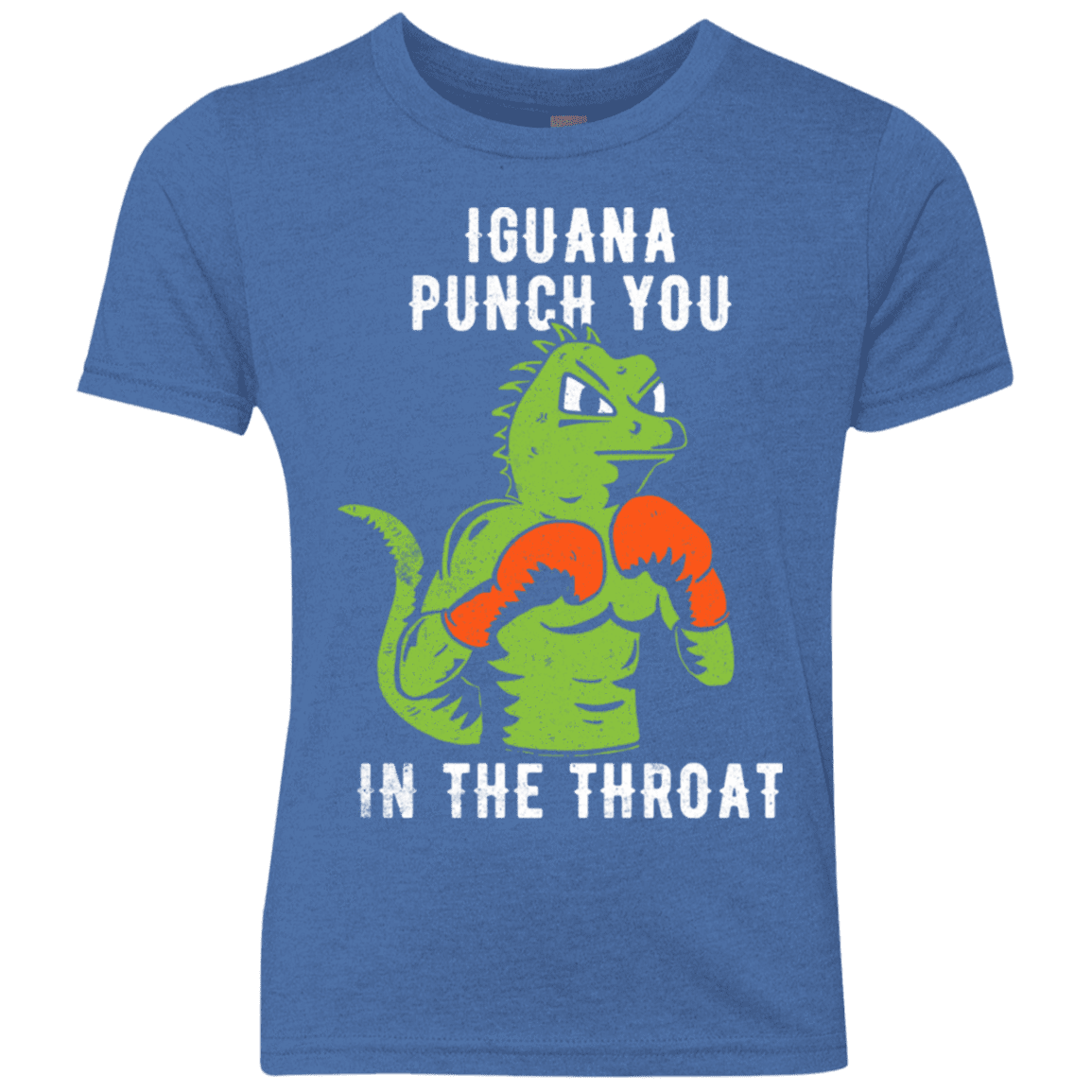 T-Shirts Vintage Royal / YXS Iguana Punch You Youth Triblend T-Shirt