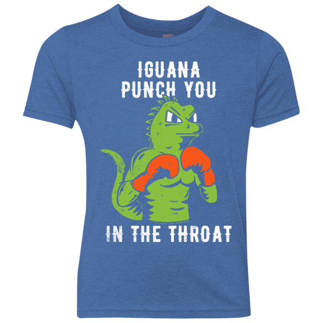 T-Shirts Vintage Royal / YXS Iguana Punch You Youth Triblend T-Shirt