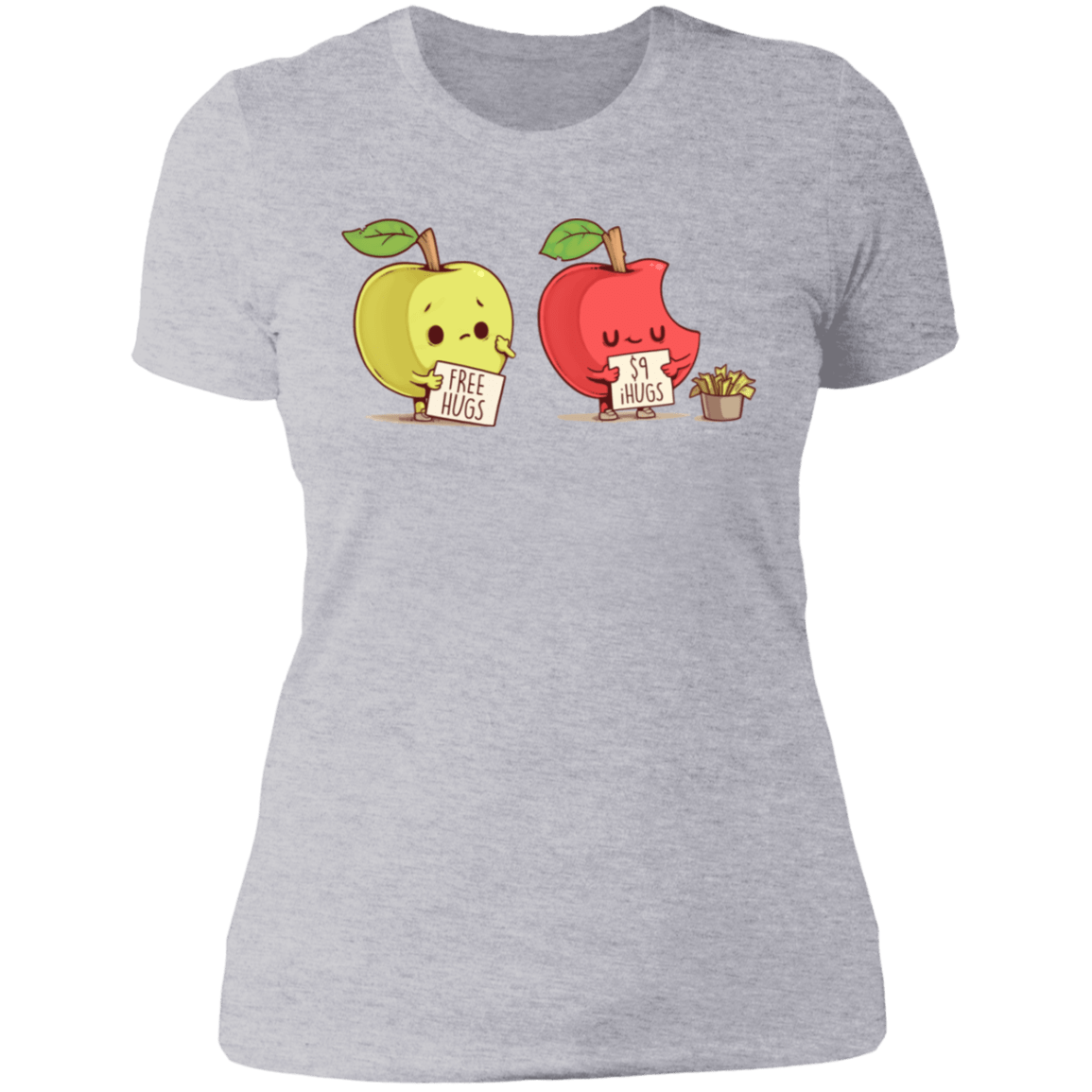 T-Shirts Heather Grey / S iHugs Shop Women's Premium T-Shirt