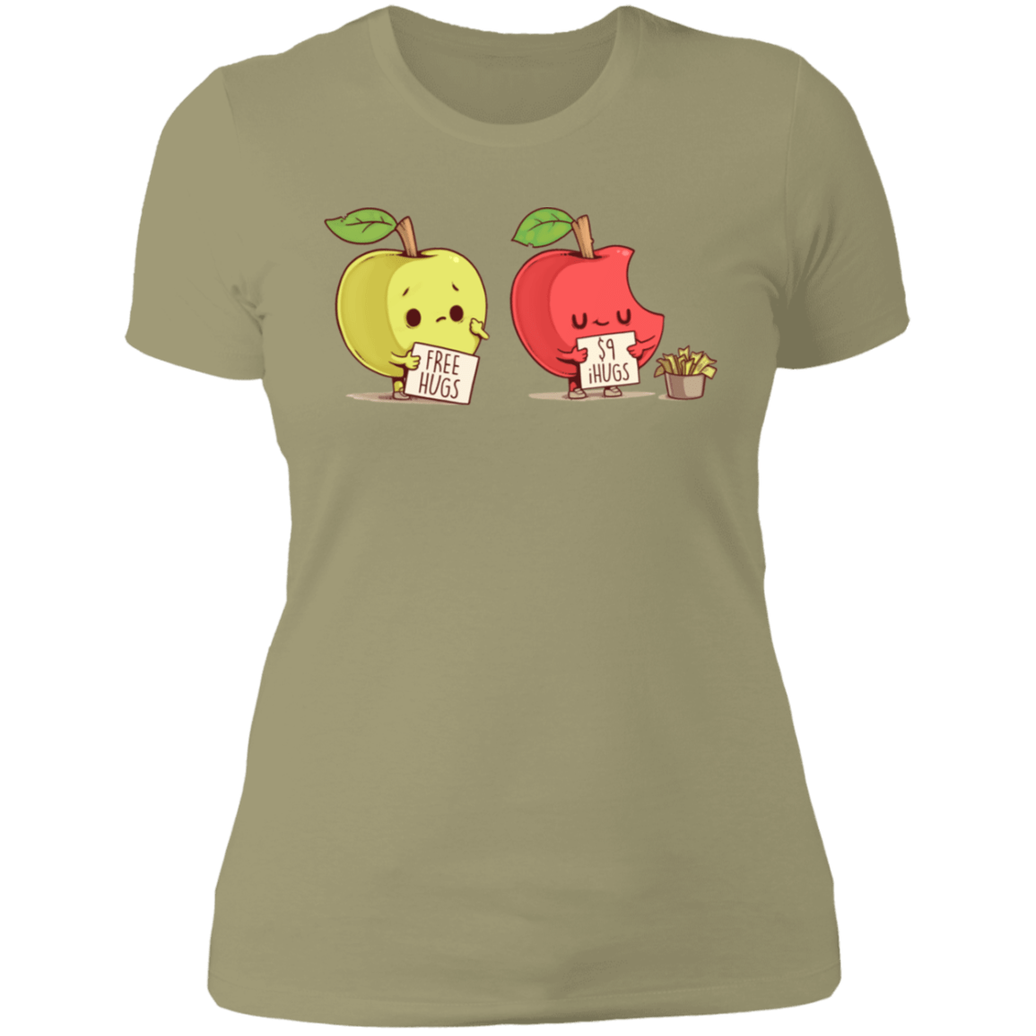 T-Shirts Light Olive / S iHugs Shop Women's Premium T-Shirt