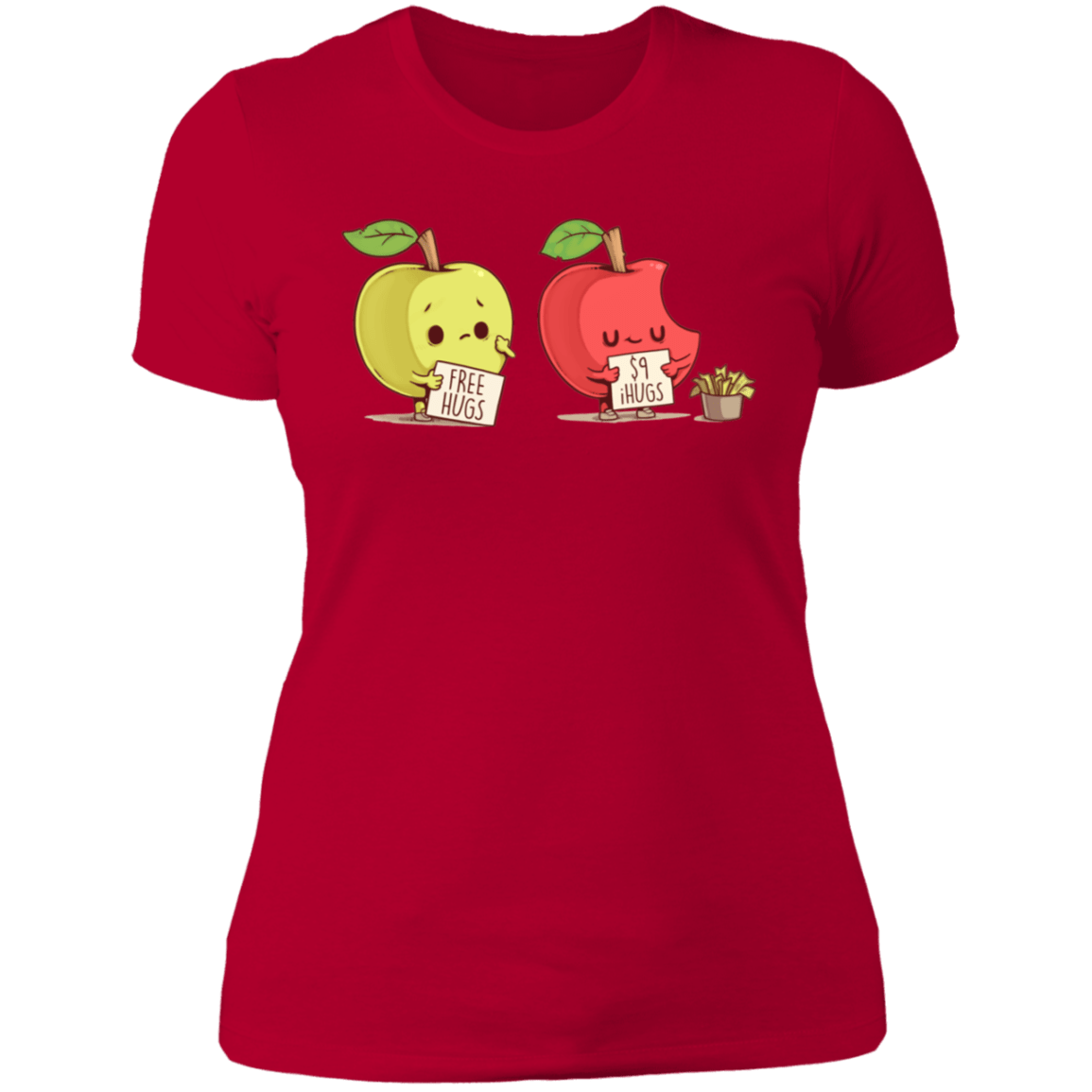 T-Shirts Red / S iHugs Shop Women's Premium T-Shirt