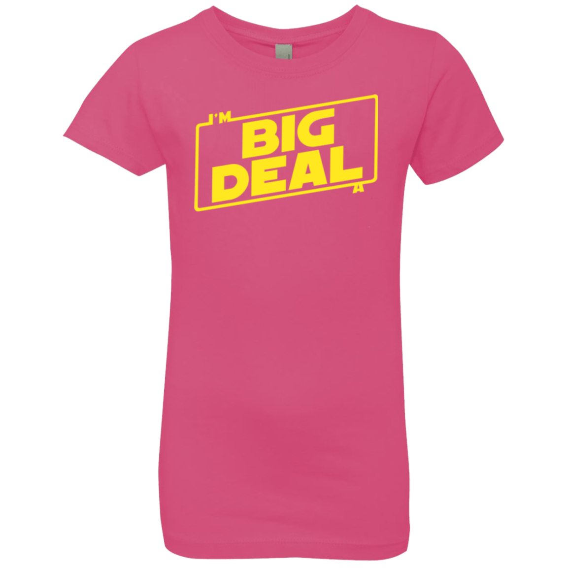 T-Shirts Hot Pink / YXS Im a Big Deal Girls Premium T-Shirt