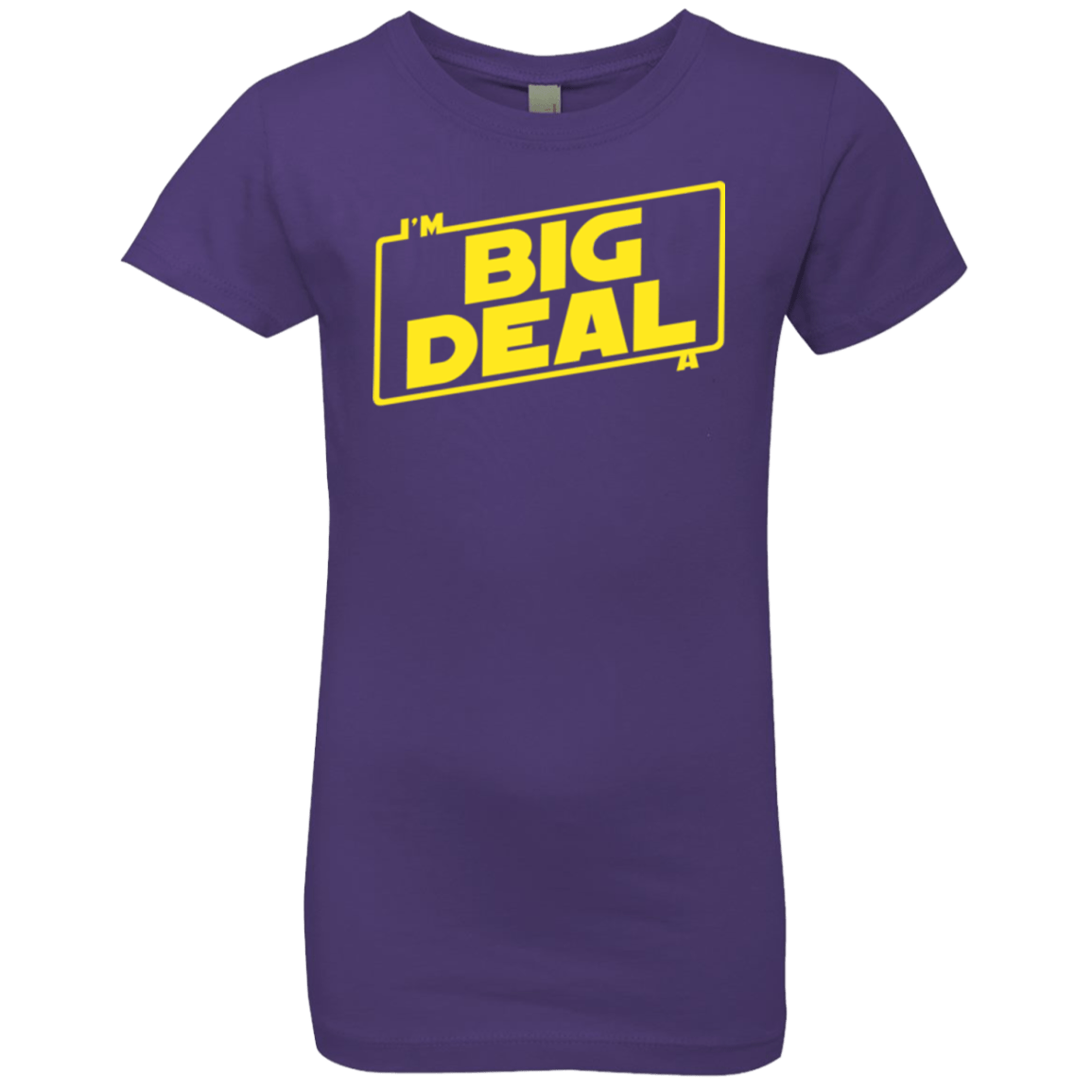 T-Shirts Purple Rush / YXS Im a Big Deal Girls Premium T-Shirt