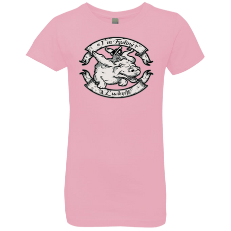 T-Shirts Light Pink / YXS IM FEELING LUCKY Girls Premium T-Shirt