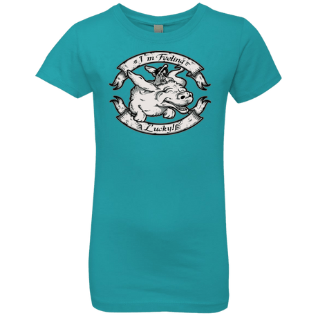 T-Shirts Tahiti Blue / YXS IM FEELING LUCKY Girls Premium T-Shirt