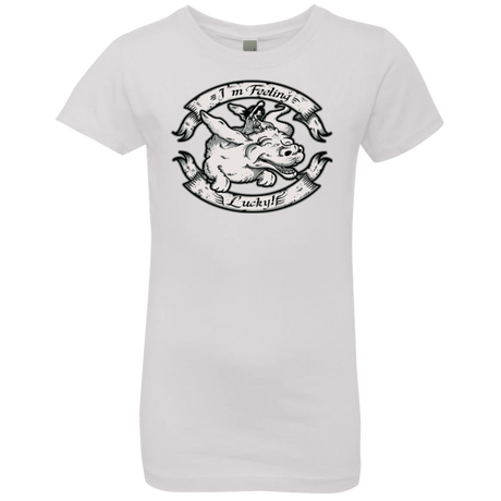 T-Shirts White / YXS IM FEELING LUCKY Girls Premium T-Shirt