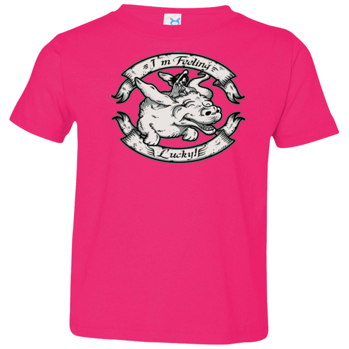 T-Shirts Hot Pink / 2T IM FEELING LUCKY Toddler Premium T-Shirt