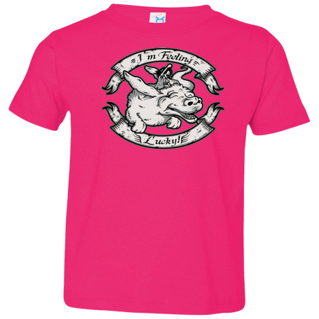 T-Shirts Hot Pink / 2T IM FEELING LUCKY Toddler Premium T-Shirt