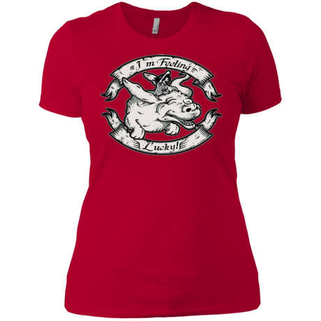T-Shirts Red / X-Small IM FEELING LUCKY Women's Premium T-Shirt