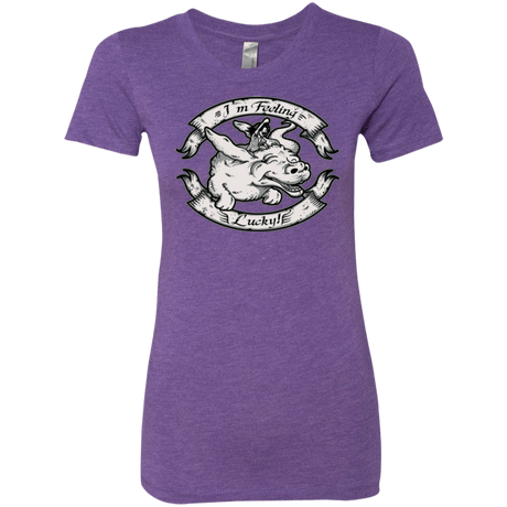 T-Shirts Purple Rush / Small IM FEELING LUCKY Women's Triblend T-Shirt
