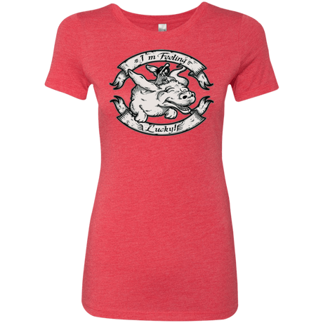 T-Shirts Vintage Red / Small IM FEELING LUCKY Women's Triblend T-Shirt
