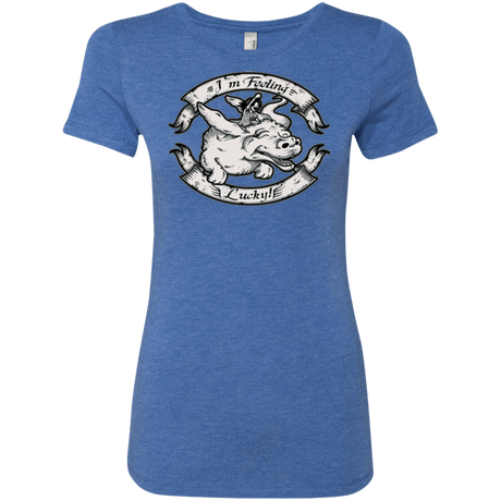 T-Shirts Vintage Royal / Small IM FEELING LUCKY Women's Triblend T-Shirt