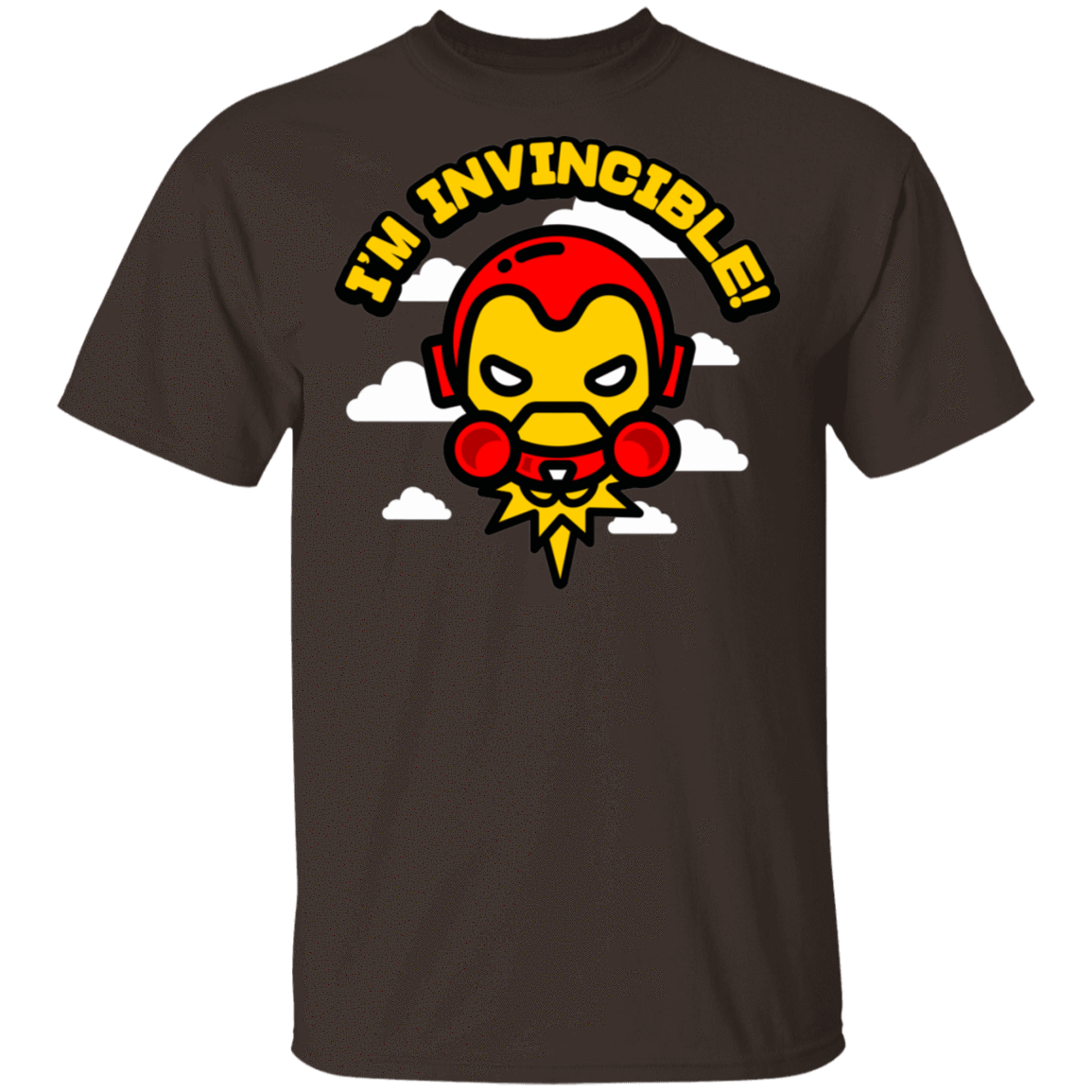 T-Shirts Dark Chocolate / S Im Invincible T-Shirt