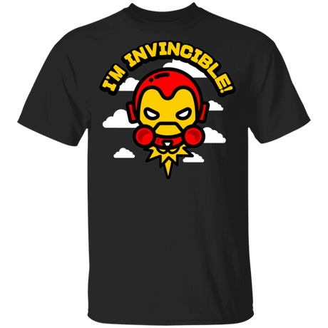 T-Shirts Black / YXS Im Invincible Youth T-Shirt