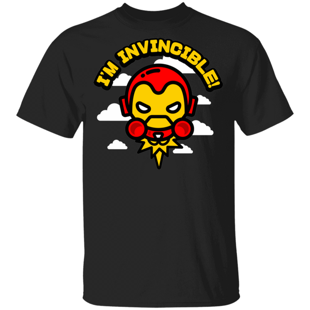 T-Shirts Black / YXS Im Invincible Youth T-Shirt