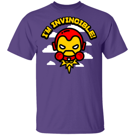 T-Shirts Purple / YS Im Invincible Youth T-Shirt