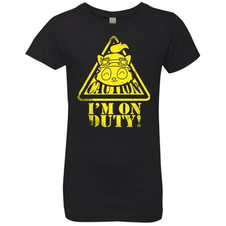 T-Shirts Black / YXS Im on duty Girls Premium T-Shirt