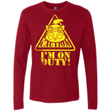 T-Shirts Cardinal / Small Im on duty Men's Premium Long Sleeve