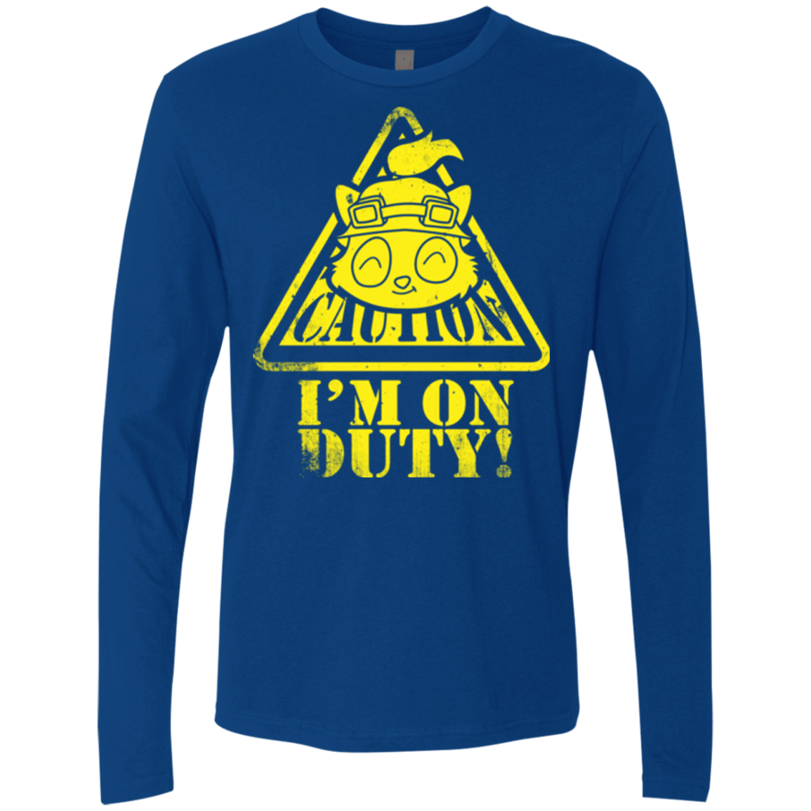 T-Shirts Royal / Small Im on duty Men's Premium Long Sleeve