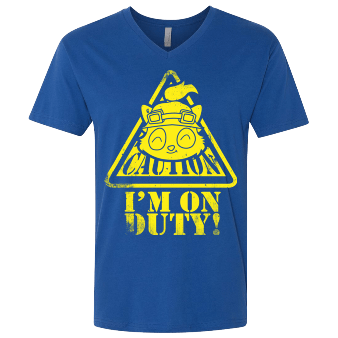 T-Shirts Royal / X-Small Im on duty Men's Premium V-Neck