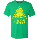 T-Shirts Envy / Small Im on duty Men's Triblend T-Shirt