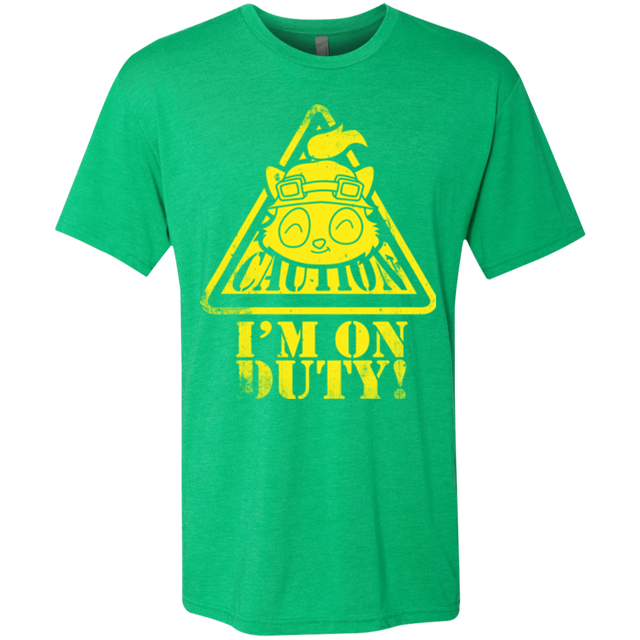 T-Shirts Envy / Small Im on duty Men's Triblend T-Shirt