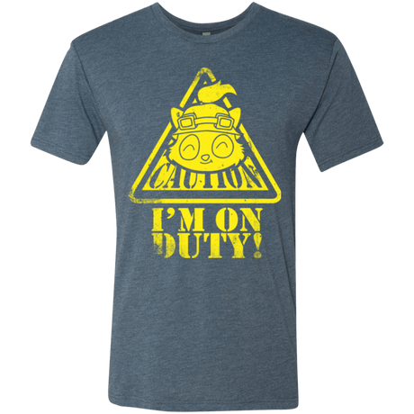 T-Shirts Indigo / Small Im on duty Men's Triblend T-Shirt