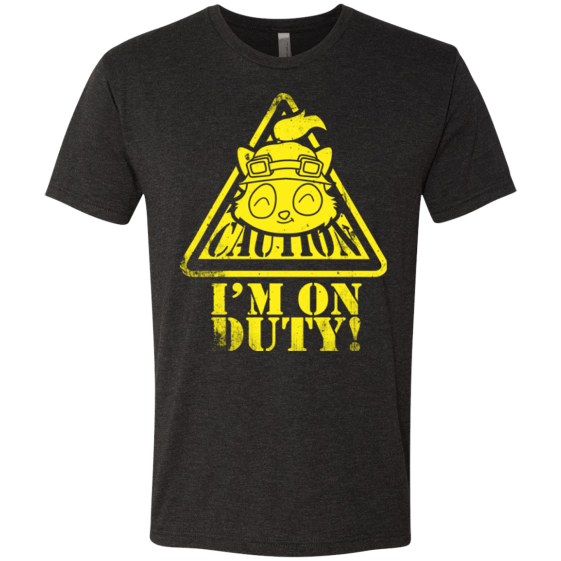 T-Shirts Vintage Black / Small Im on duty Men's Triblend T-Shirt