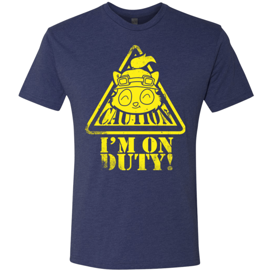 T-Shirts Vintage Navy / Small Im on duty Men's Triblend T-Shirt