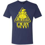 T-Shirts Vintage Navy / Small Im on duty Men's Triblend T-Shirt