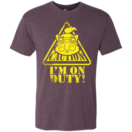 T-Shirts Vintage Purple / Small Im on duty Men's Triblend T-Shirt