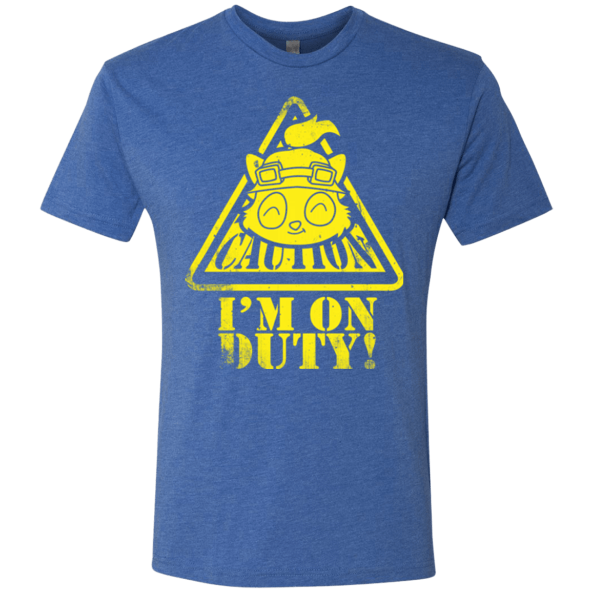 T-Shirts Vintage Royal / Small Im on duty Men's Triblend T-Shirt