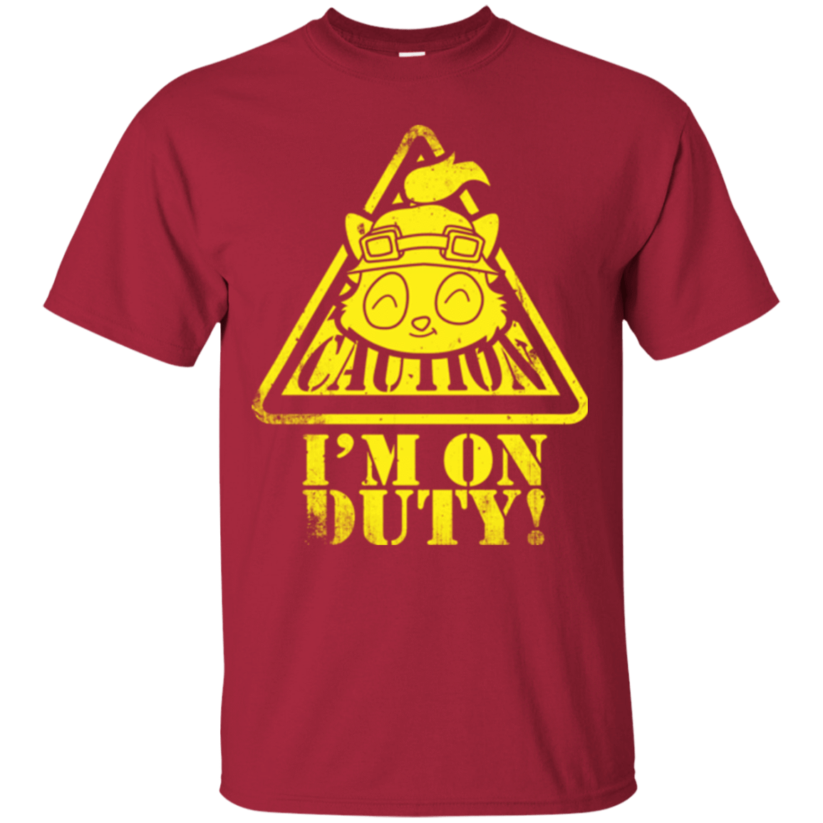 T-Shirts Cardinal / Small Im on duty T-Shirt