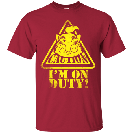 T-Shirts Cardinal / Small Im on duty T-Shirt