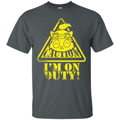 T-Shirts Dark Heather / Small Im on duty T-Shirt