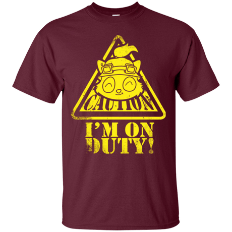 T-Shirts Maroon / Small Im on duty T-Shirt