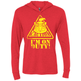 T-Shirts Vintage Red / X-Small Im on duty Triblend Long Sleeve Hoodie Tee