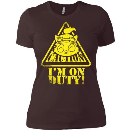 T-Shirts Dark Chocolate / X-Small Im on duty Women's Premium T-Shirt