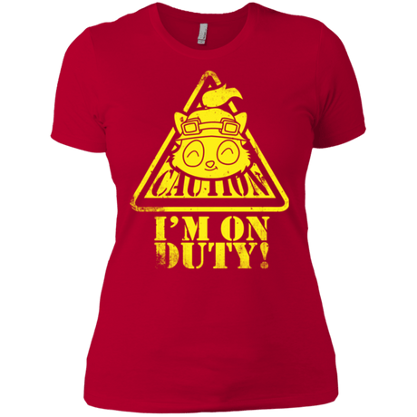 T-Shirts Red / X-Small Im on duty Women's Premium T-Shirt