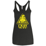 T-Shirts Vintage Black / X-Small Im on duty Women's Triblend Racerback Tank