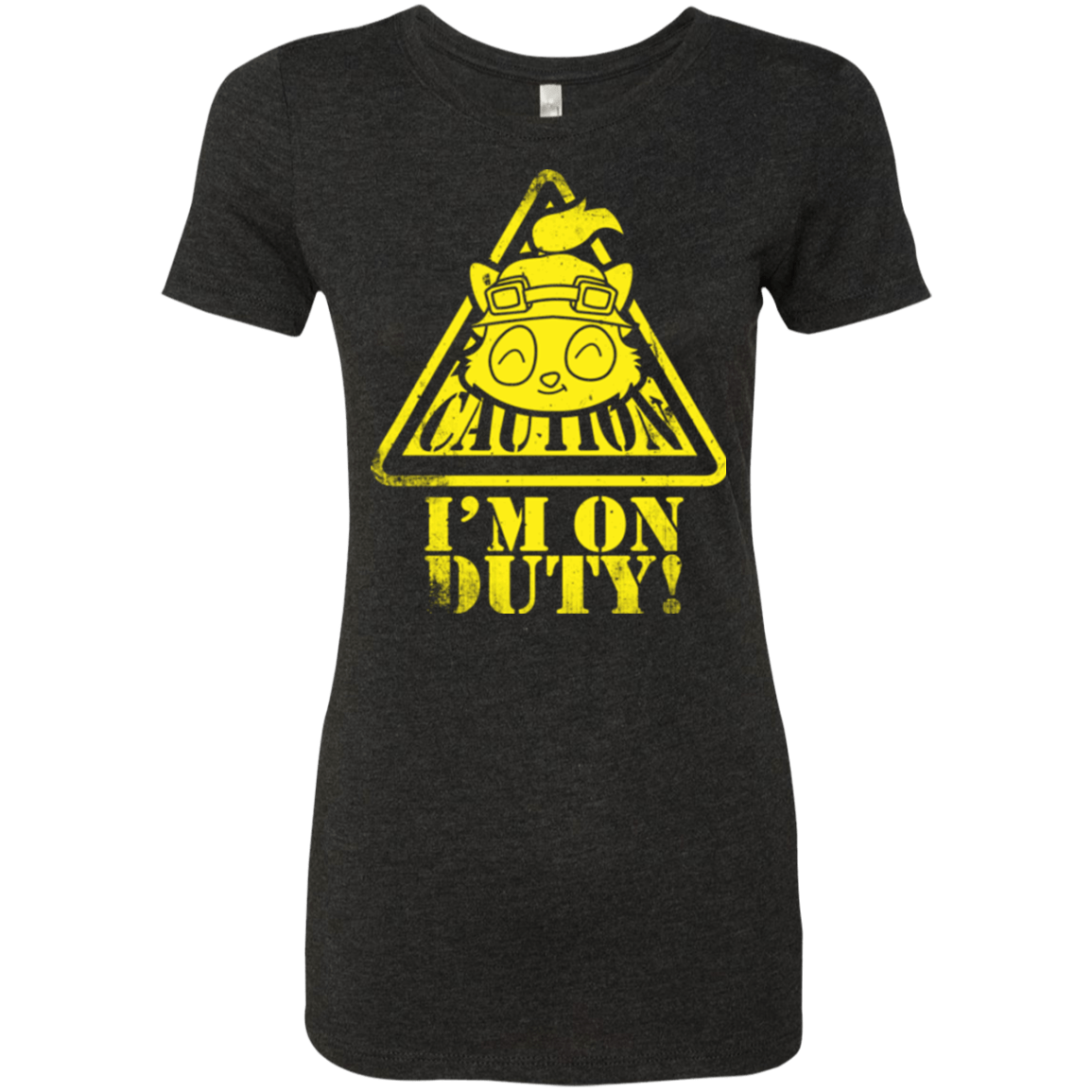 T-Shirts Vintage Black / Small Im on duty Women's Triblend T-Shirt