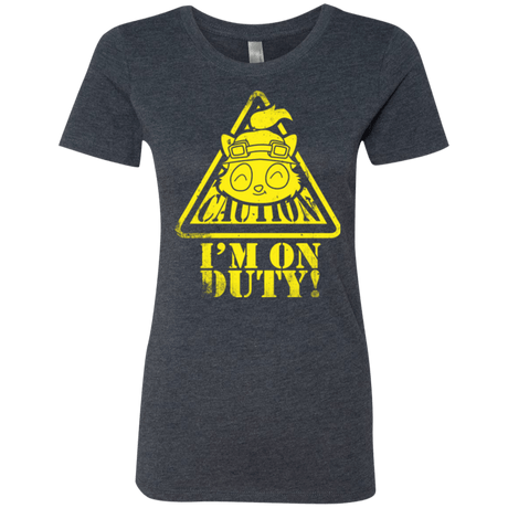 T-Shirts Vintage Navy / Small Im on duty Women's Triblend T-Shirt