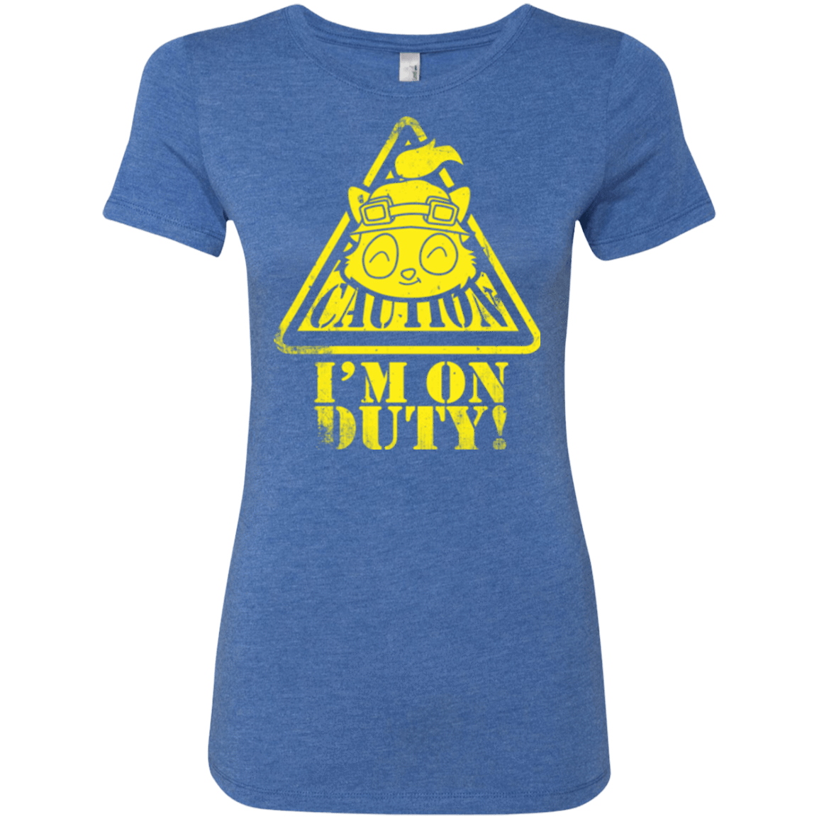 T-Shirts Vintage Royal / Small Im on duty Women's Triblend T-Shirt