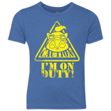 T-Shirts Vintage Royal / YXS Im on duty Youth Triblend T-Shirt