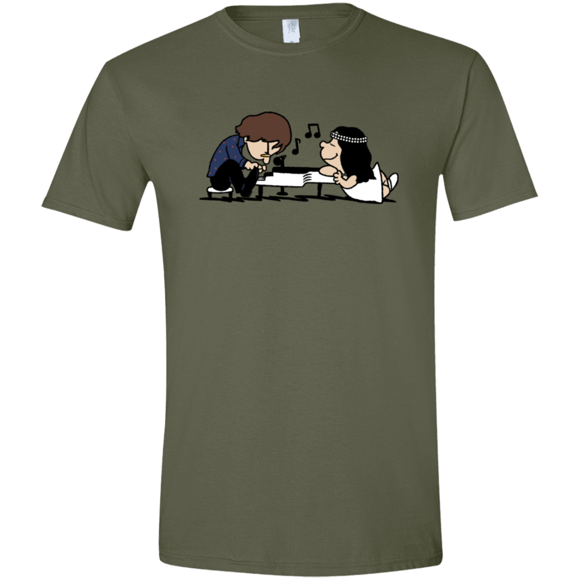 T-Shirts Military Green / S Imagine Men's Semi-Fitted Softstyle