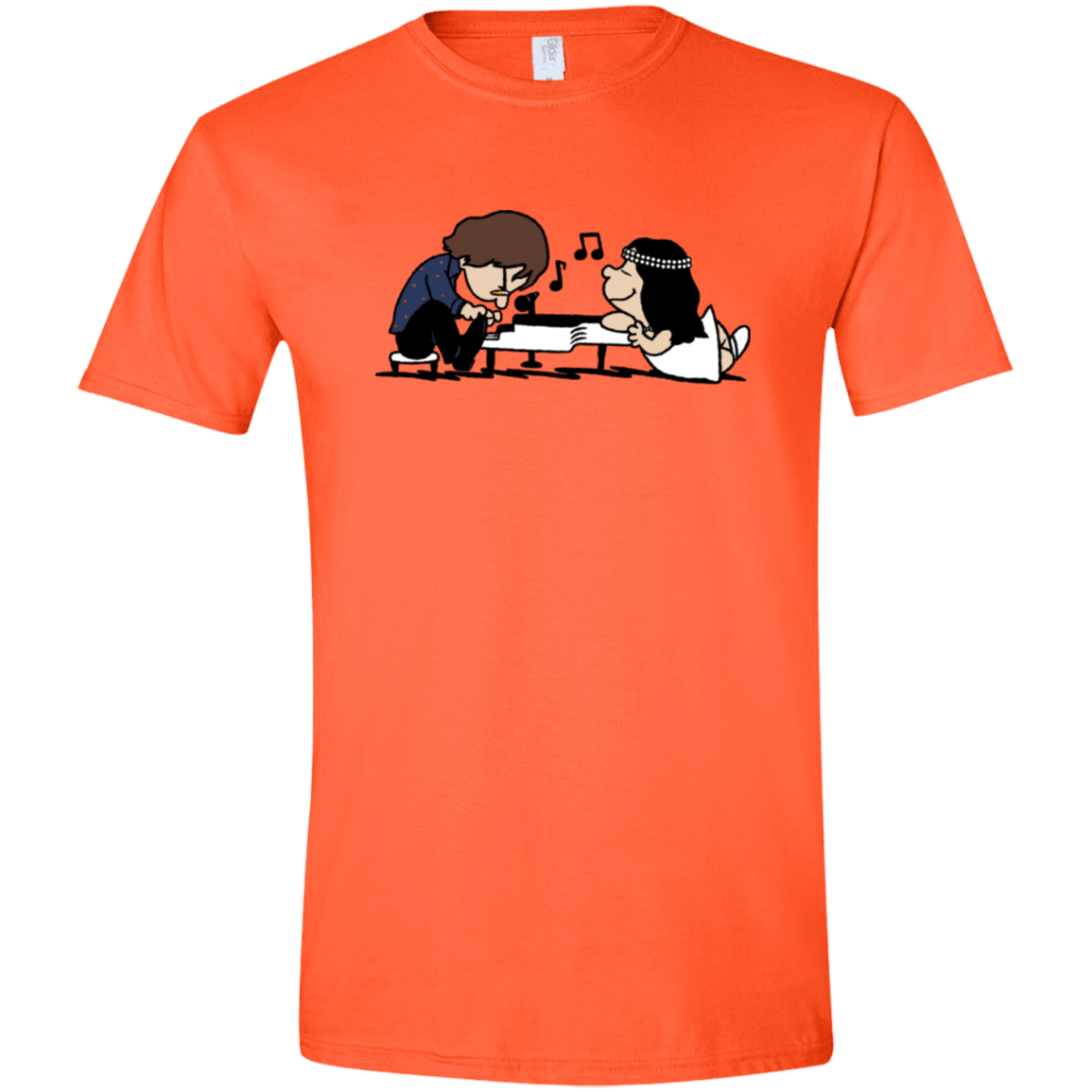 T-Shirts Orange / S Imagine Men's Semi-Fitted Softstyle